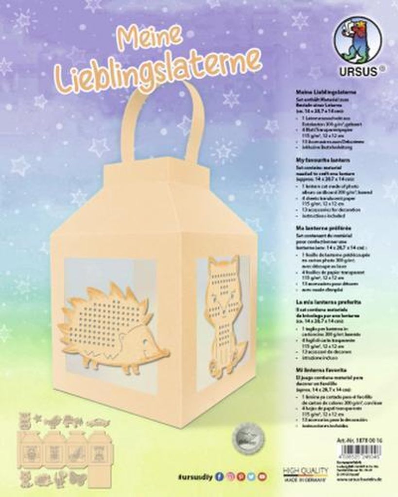 URSUS Meine Lieblingslaterne, aprikose