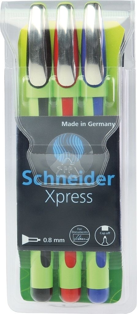 Fineliner Xpress 08 3-er Etui sortiert Packung mit 10 Stück