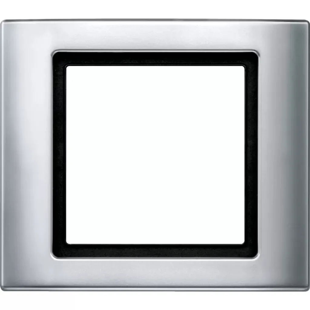 Plaque de Finition Merten 400160 Aquadesign 1 Poste Aluminium Anti-Trace