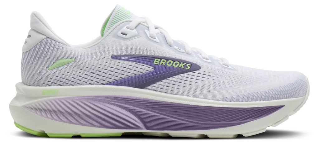 Brooks Ghost 18 Bianco/Viola Hebe/Verde Bianco/Viola Immagine del prodotto 