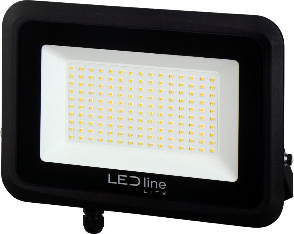 LED line LITE Floodlight PHOTON 100W | IP65 Schutzart | 4000K Neutralweißem Licht | 10000lm 26,3 x 24,3 x 4 cm