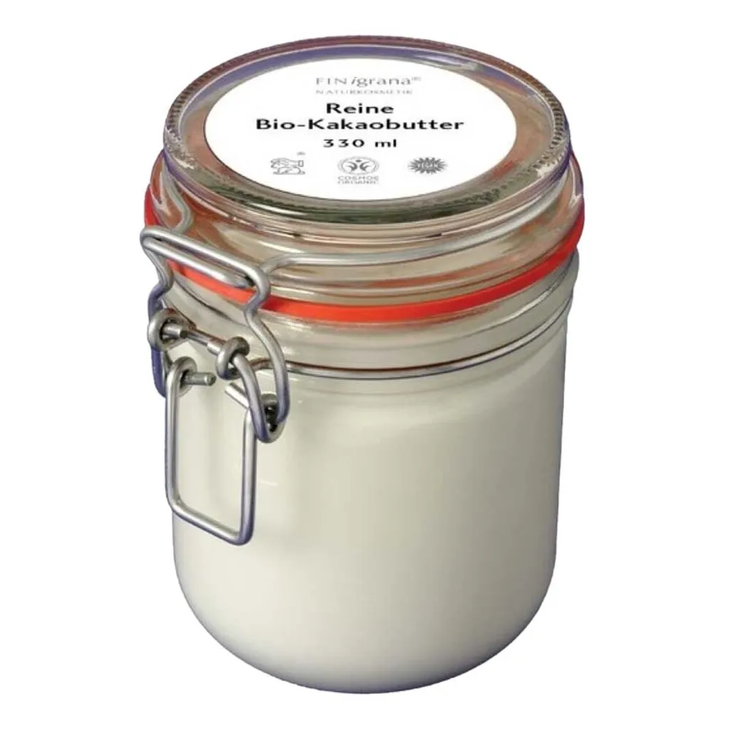 Beurre de cacao bio pur 330ml - Beurre végétal naturel multi-usages