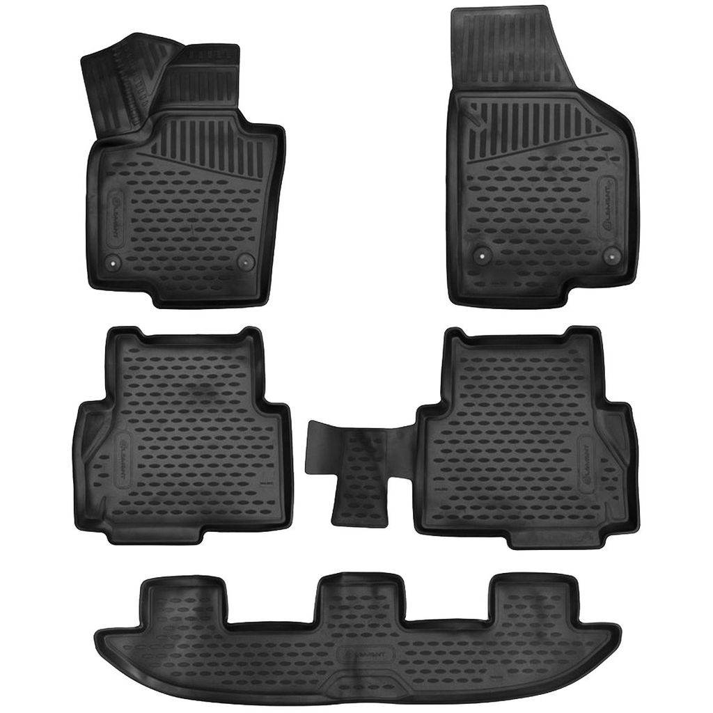 Gumowe dywaniki samochodowe Novline VW Sharan 2010-2022 (7 Zdjęcie produktu 