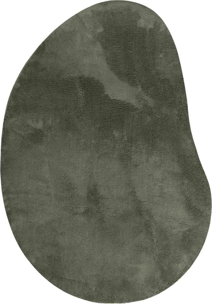 vidaXL Bereichsteppiche HUARTE Waldgrün 140 x 200 cm Polyester