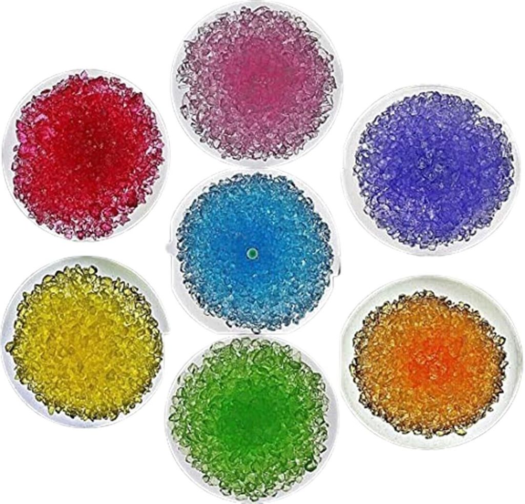 Glassteine Glasbruch Deko Glassteine 2-4 mm, Set 8 x 100 g Produktbild 