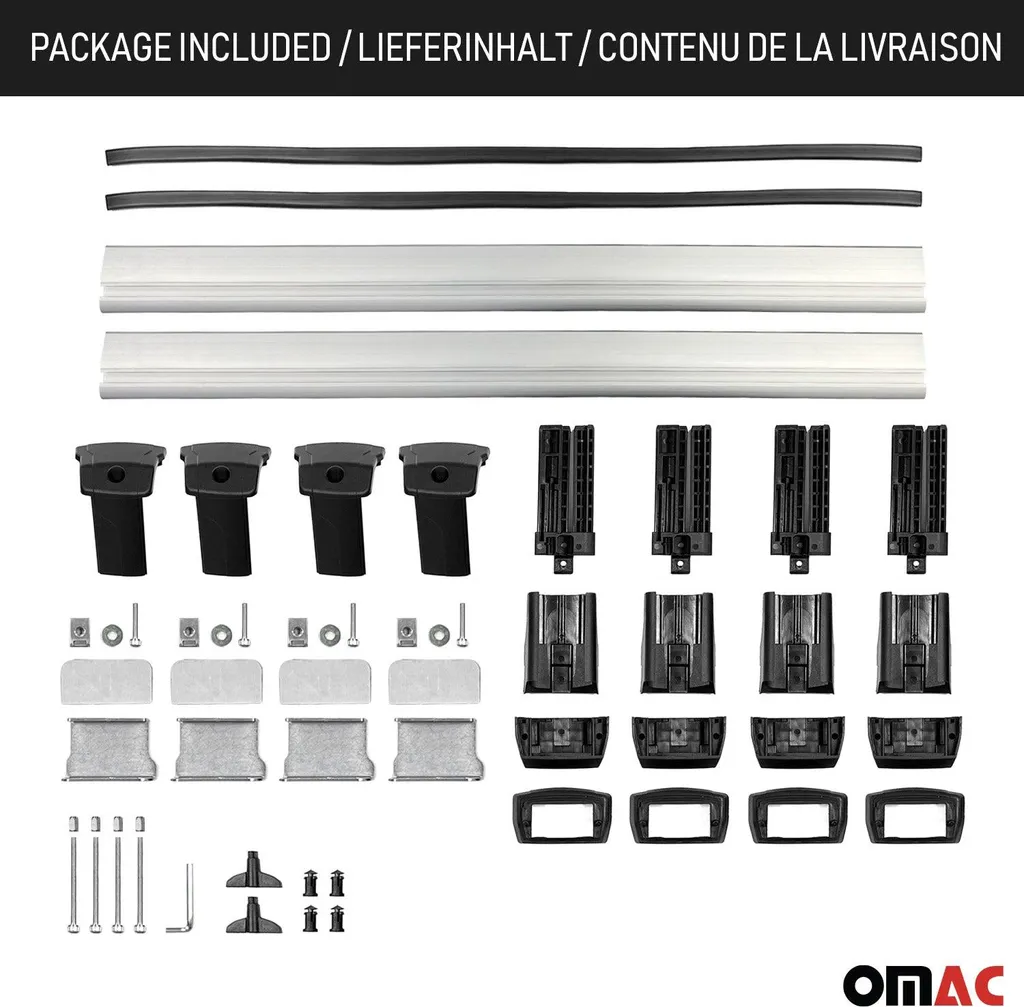 Barre Portatutto Ford Transit Connect 2002-2014 Alluminio Professionale - 10