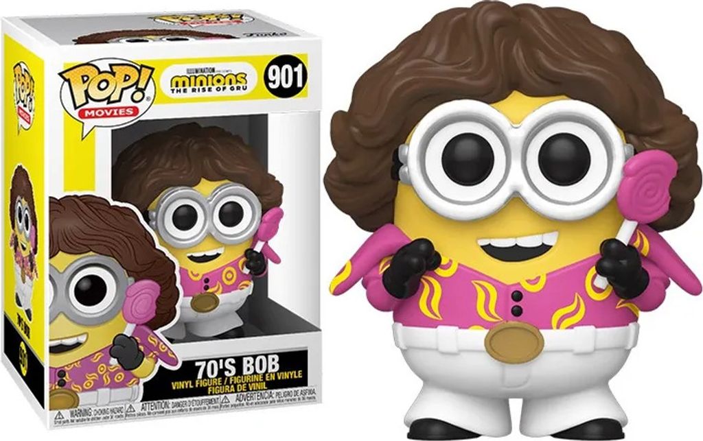 Funko POP! Movies Minions II Seventies Bob 901 Obrázek produktu 