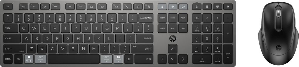 HP 720 Kombo mit wiederaufladbarer kabelloser Tastatur und Produktbild 