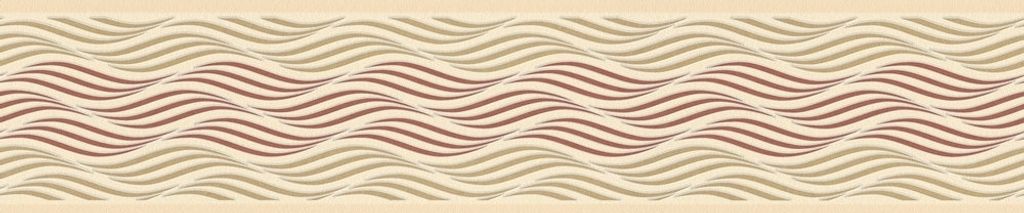 A.S. Creation | Only Borders 11 | 384133 | Vliesbordüre | Streifentapete | 5.00 x 0.13 m | Beige | Wohnzimmer | Flur | Büro | Küche | Wohnräume