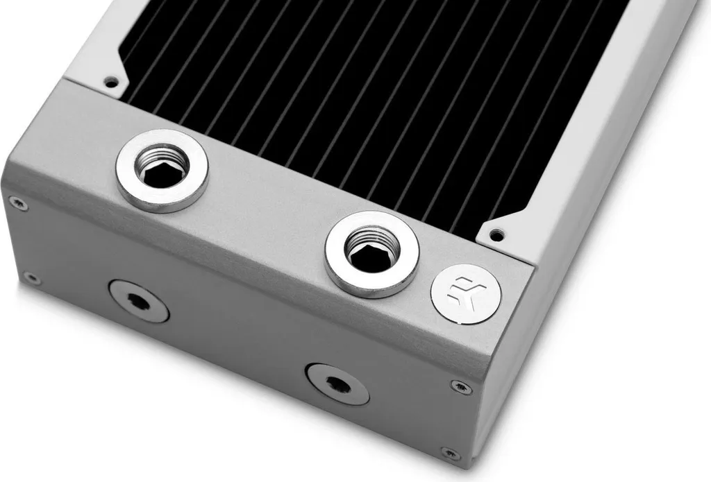 EK Water Blocks 3831109839492 Radiateur PC en Cuivre Blanc 130mm 1 Bar