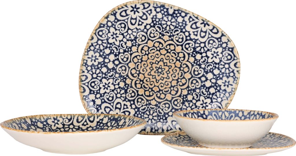 Bonna Piatto di servizio - Alhambra - Porcellana - 34x19 cm