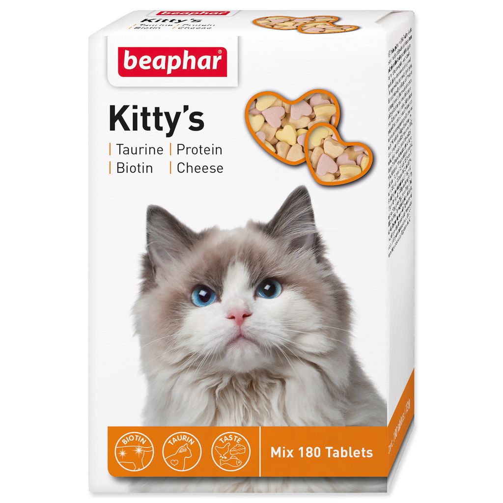 Przysmak Beaphar Kitty's Mix, 180 tabletek. Zdjęcie produktu 