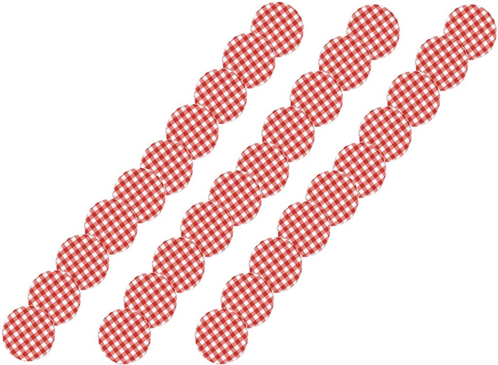 Ersatzdeckel TO 82 - rot weiß - Twist Off Deckel rot-weiß Produktbild 