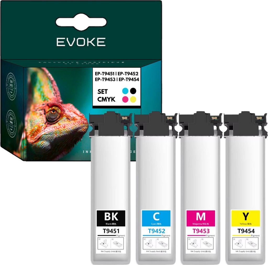 Patronen für Epson T9451 T9452 T9453 T9454 ️️ WORKFORCEWF C5210DW WF C5710DWF C5790DWF ️