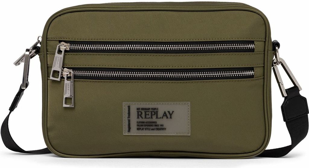 REPLAY Umhängetasche Crossbody Bag Military Green khaki