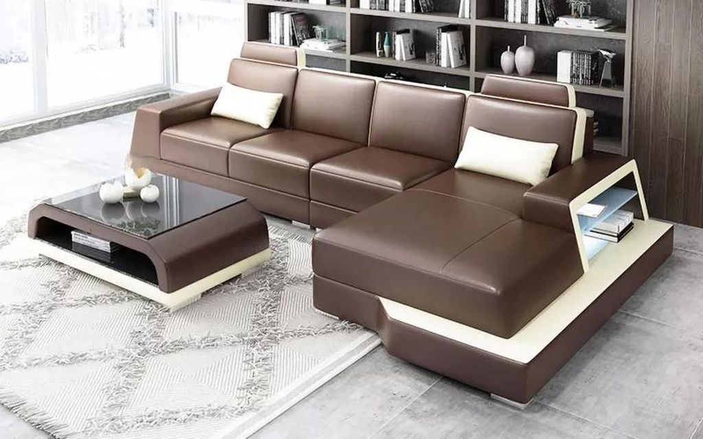 Wohnlandschaft Ecksofa Eckcouch Moderne Design Sofa Sitz Garnituren 2tlg Polster