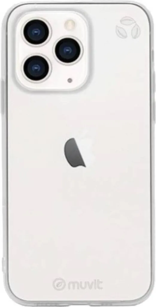 Muvit Recycletek Souple iPhone 13 Pro - Cover Trasparente Anti-Shock