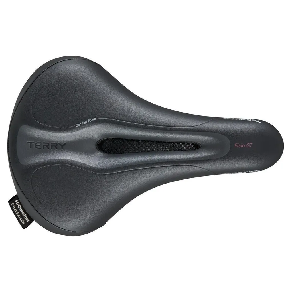 Selle Terry Fisio GT Femme Noire : Finies les Douleurs à Vélo en Rando
