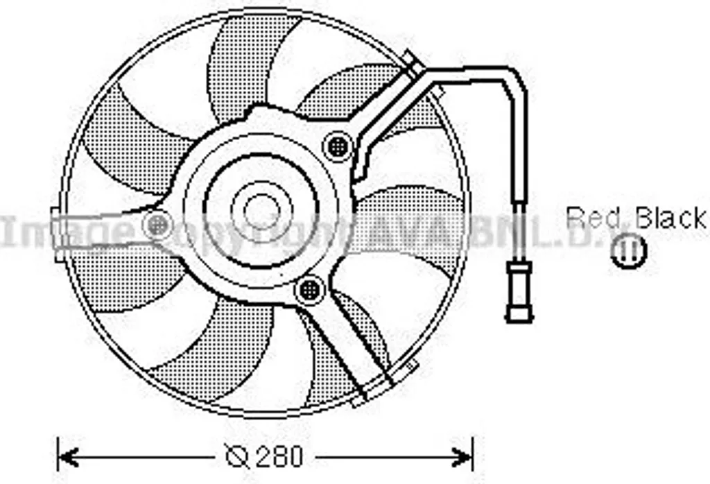 Ventilateur Radiateur pour Réparation Audi A4 A6 et Volkswagen Passat
