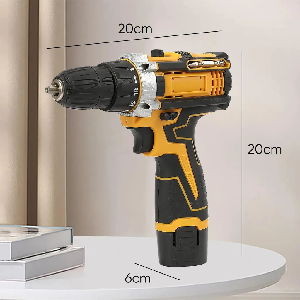 Perceuse visseuse sans fil pour travaux maison percussion Brushless