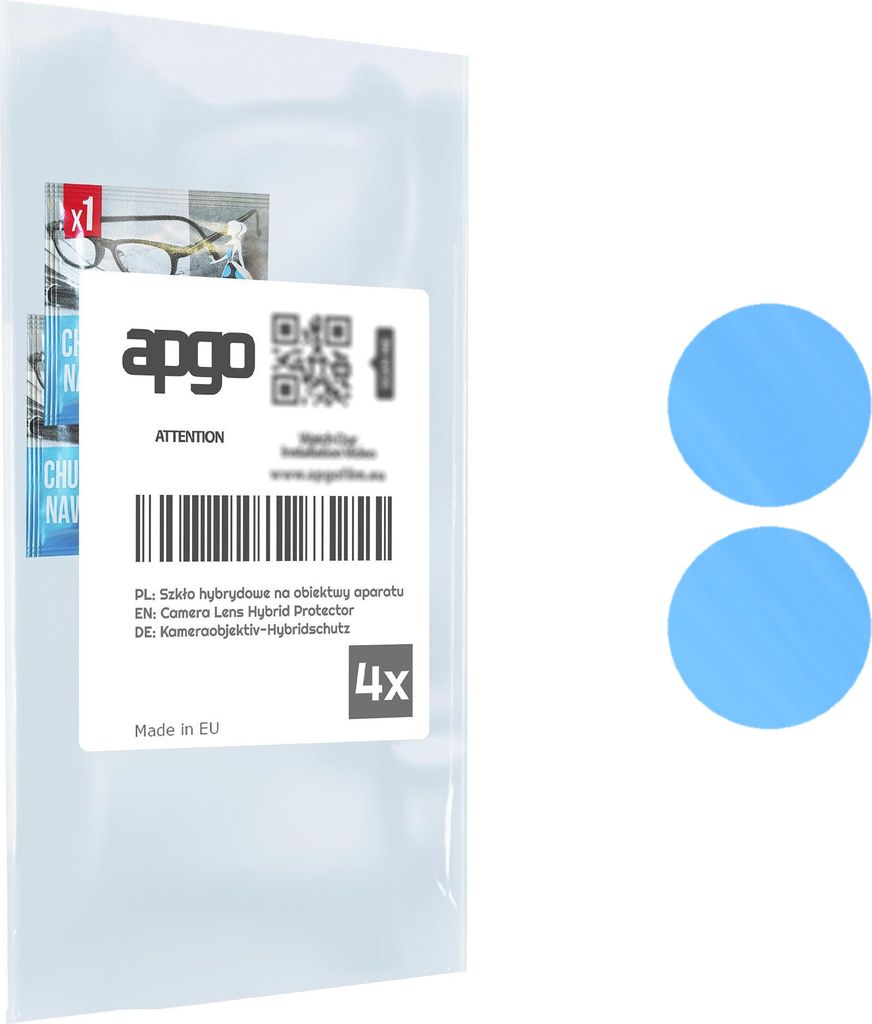 apgo 4 Stück Linsenschutz Kamera Schutzglas für Apple iPhone 12 mini Kameraschutz, 9H Kameraobjektiv Camera Lens Protector