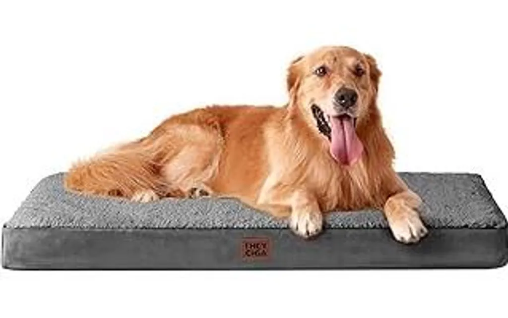 OFFERTA EHEYCIGA Letto Cane XL Ortopedico 112x81cm Grigio | Spedizione Rapida