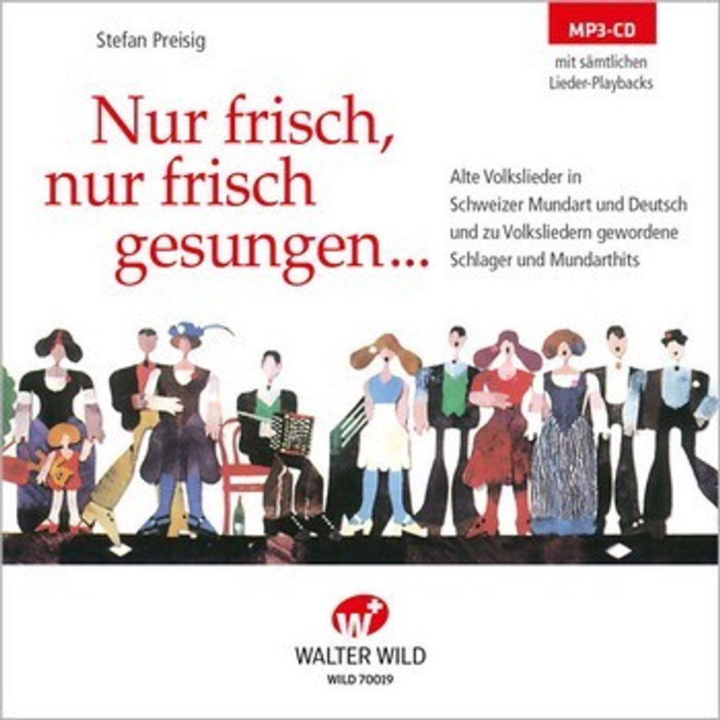 Nur frisch nur frisch gesungen MP3-CD (Playbacks)