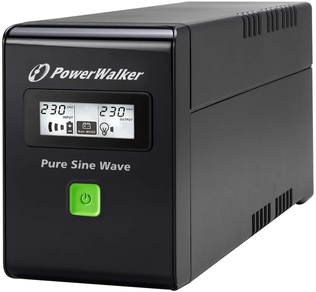 Onduleur Sinusoïdal Pur Powerwalker VI 800 SW 480W Line-Interactive