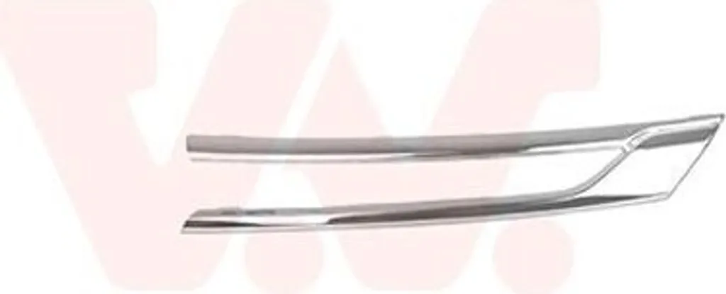 Baguette de calandre chromée pour Opel Astra K - Grille décorative gauche