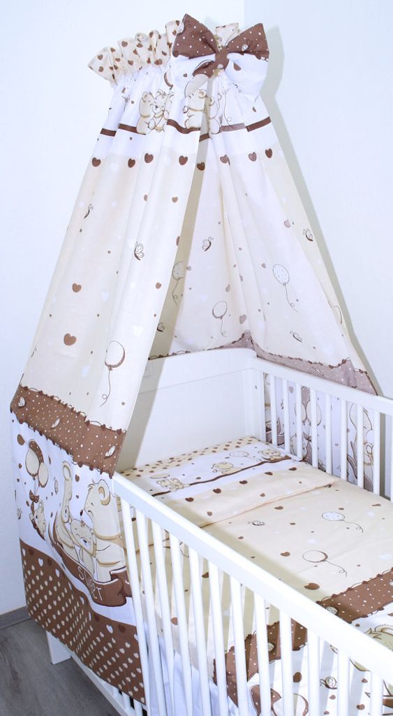 Vollstoff Himmel für Baby Bett Vollstoffhimmel Betthimmel - Produktbild 