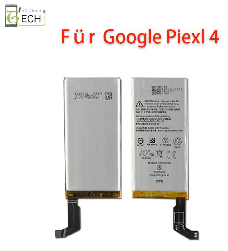 Für Google Pixel 4 AKKU Batterie Battery G020I-B 2800mAh NEU Ersatzakku