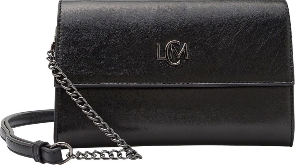 L.CREDI Umhängetasche Oliviana Clutch Black schwarz