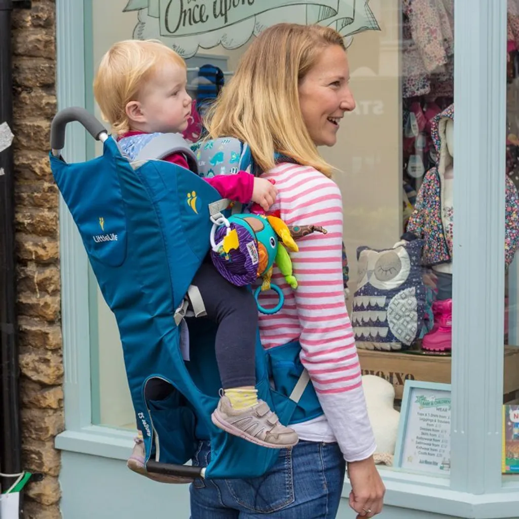 LittleLife Ranger S2 Porte-bébé bleu - Sac à dos de randonnée compact