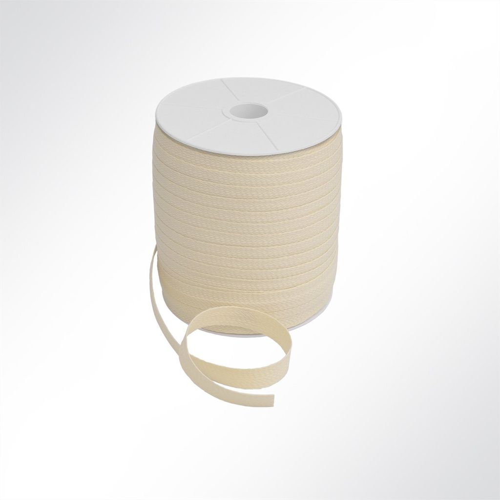 Lysel Acryl Einfassband für Taschen o. Sonnensegel (B) 25mm in beige VE 8m