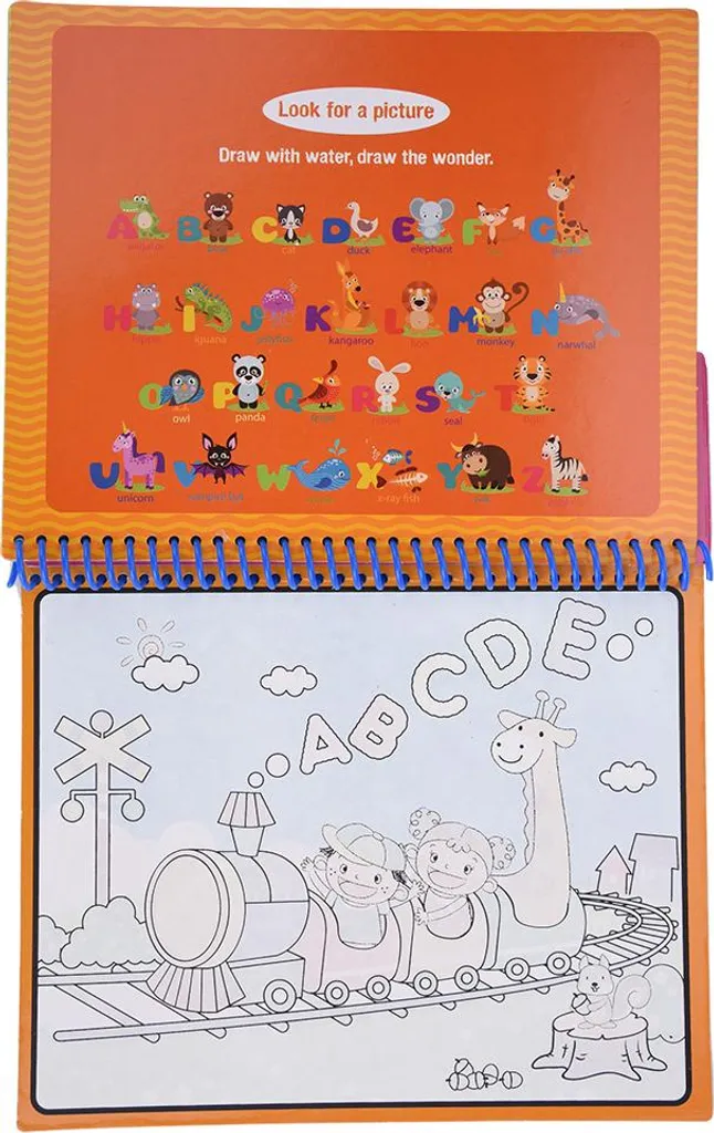 Water Coloring Book Riutilizzabile: Tecnologia Idro-Cromatica da Viaggio - 5