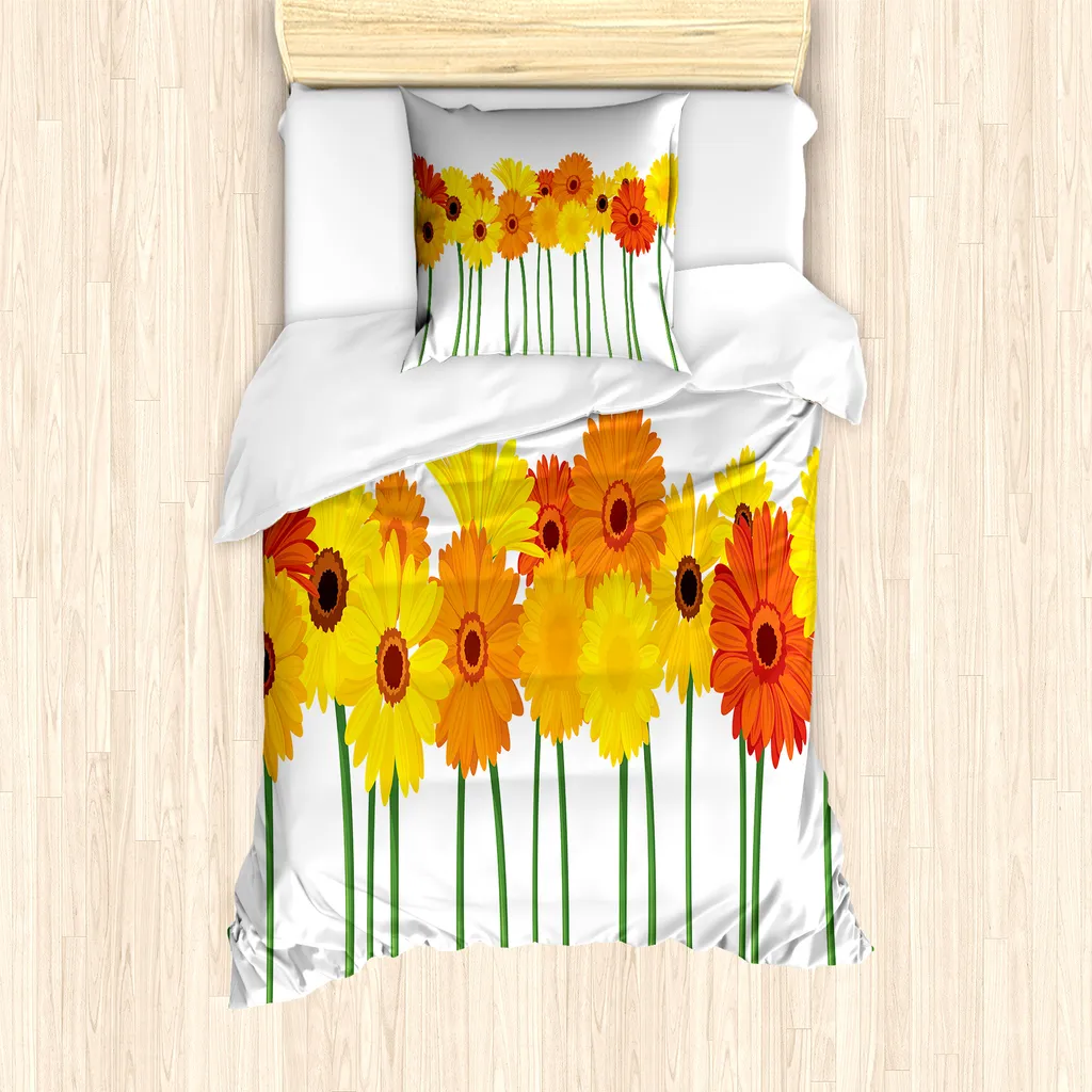 Set Copripiumino ABAKUHAUS Gerber Daisy - Look Instagrammabile 135x200