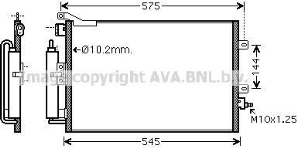 Réparer Fuite Clim Clio III - Condenseur PRASCO RT5417D 8200443897