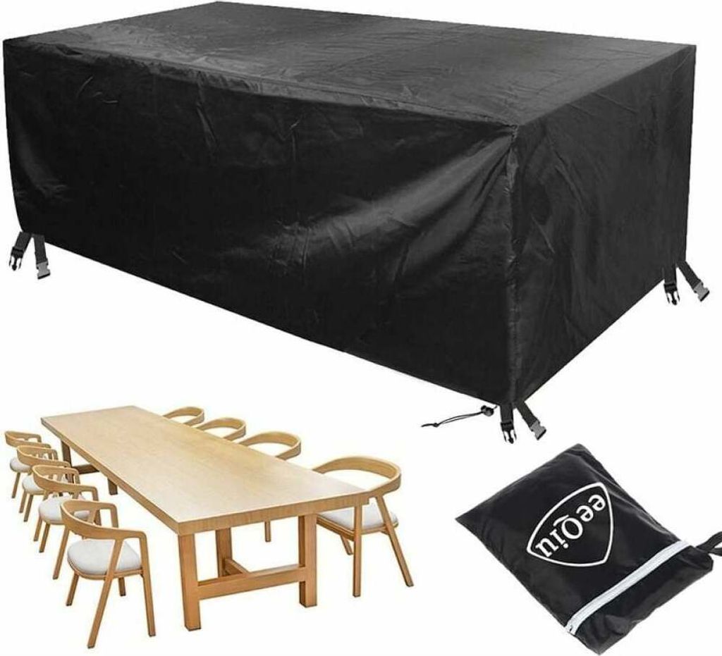 Housse Salon de Jardin, Housse Table Exterieur, Anti-UV Oxford Imperméable Bâche Salon de Jardin Housse Mobilier Jardin Extérieure Protection Ti...