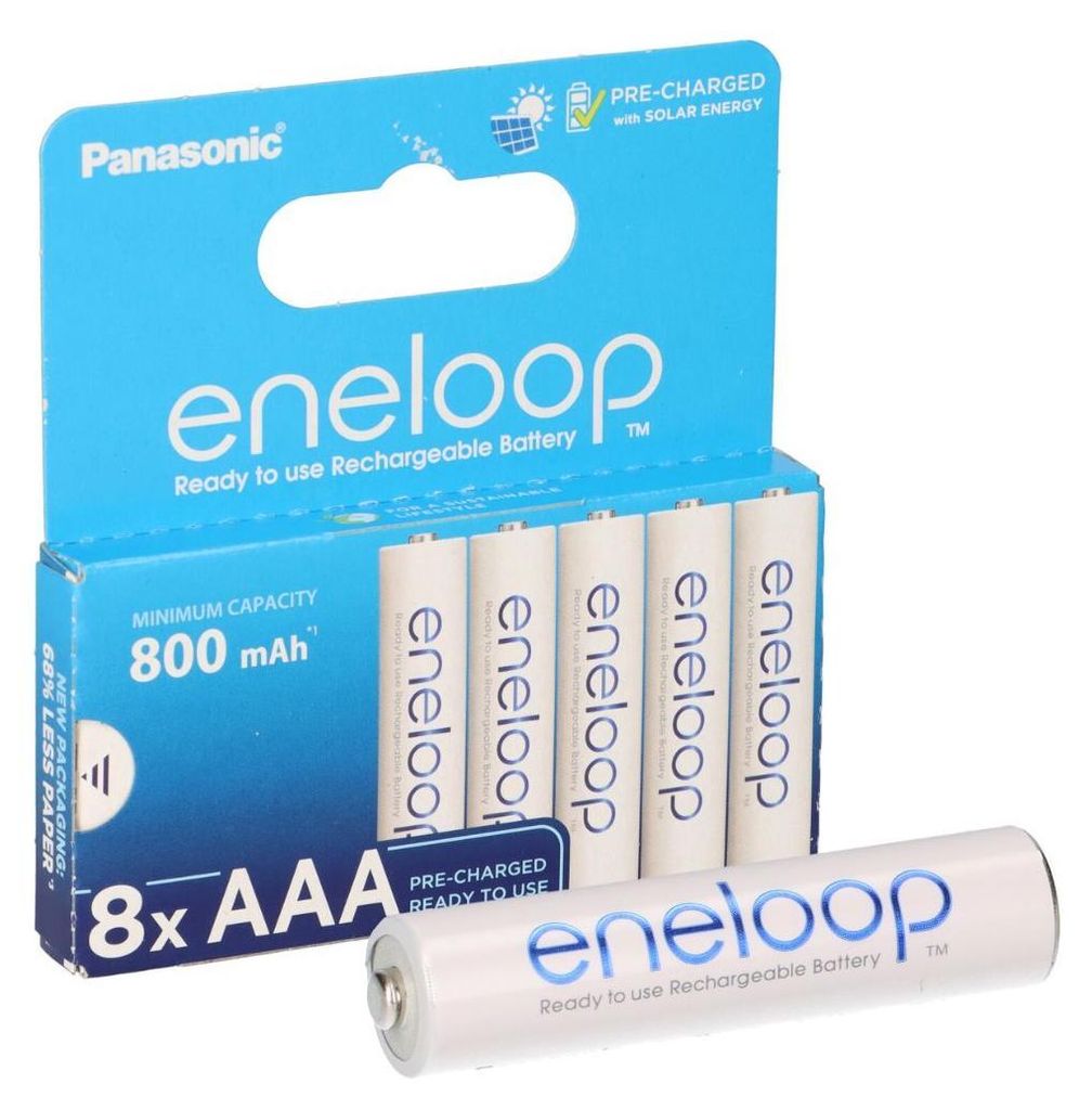 PANASONIC ENELOOP AAA 800 mAh, lot de 8 piles Image du produit 