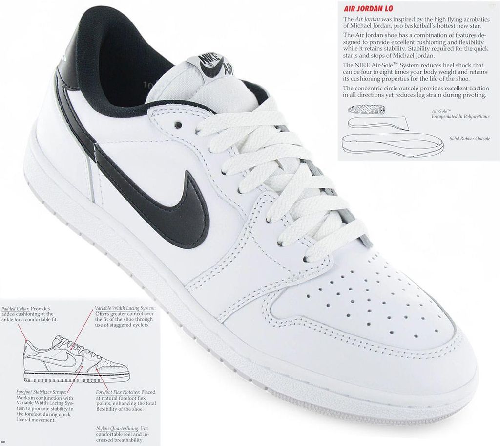 Nike Jordan 1 Retro Low '85 "Metallic Black" Schwarz, Größe: 46