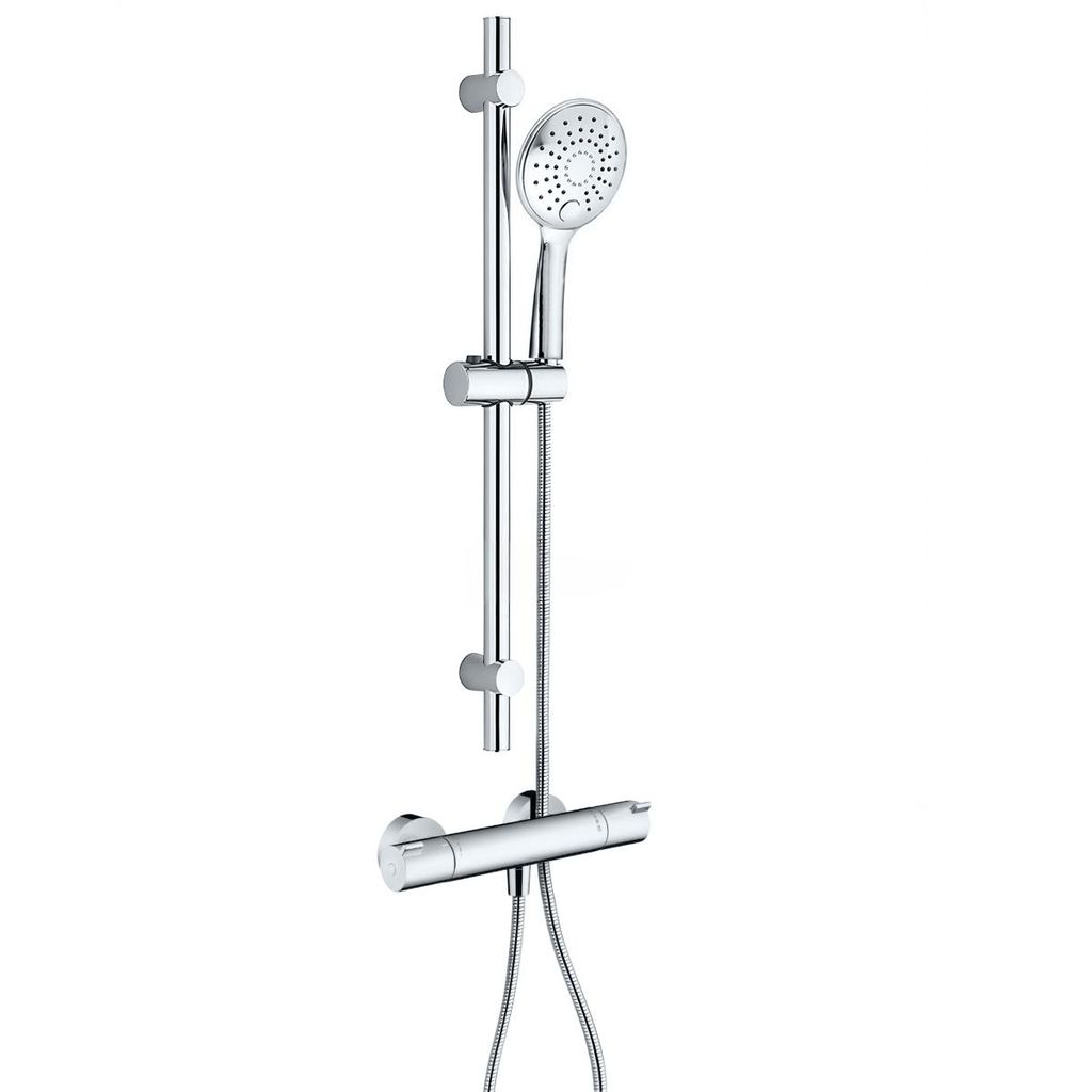 HANSGROHE Duscharmatur, Duschsystem mit Thermostat Ecostat Produktbild 