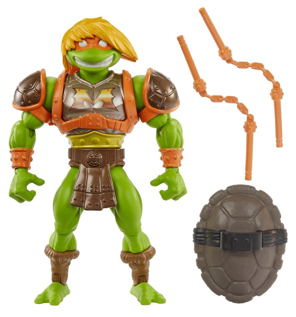 MOTU x TMNT : Turtles of Grayskull Actionfigur Michelangelo Image du produit 