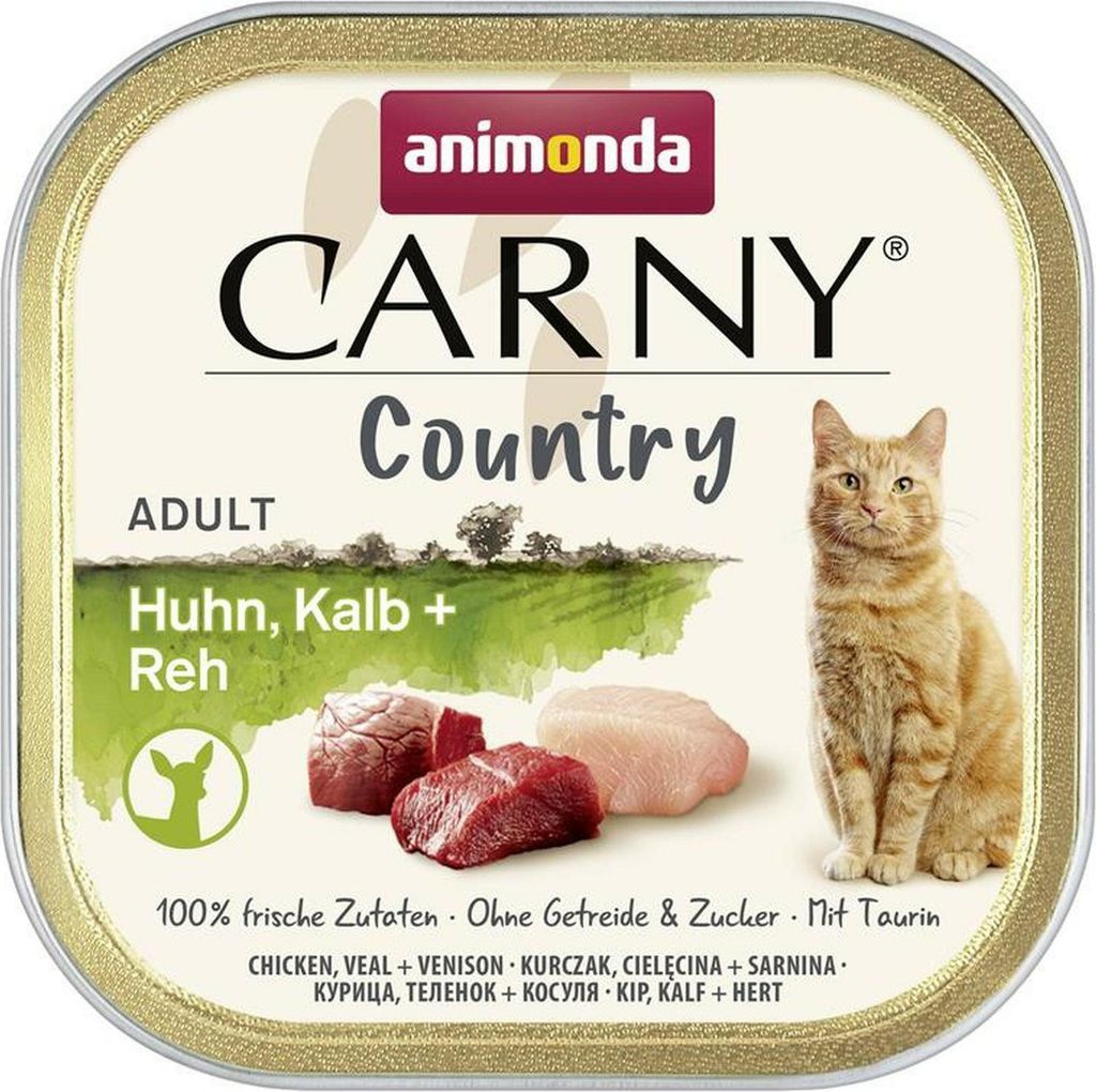 Animonda Carny Adult Country Huhn, Kalb & Reh 100gx32
