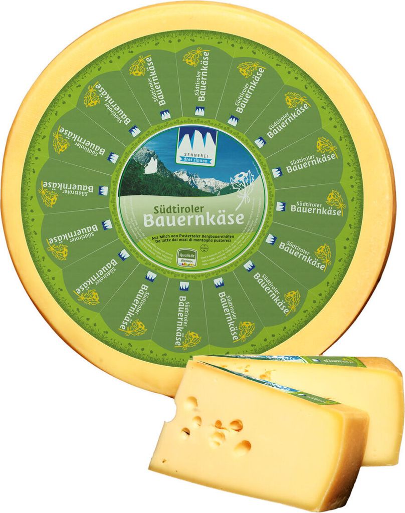 Südtiroler Bauernkäse Sennerei Drei Zinnen ca. 500 gr.