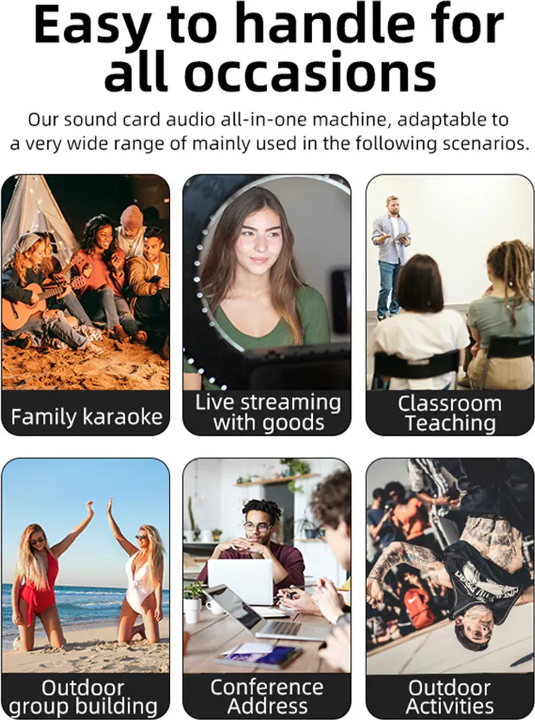 Macchina Karaoke Bluetooth con Effetti Luci - Kit Audio Streaming - 3