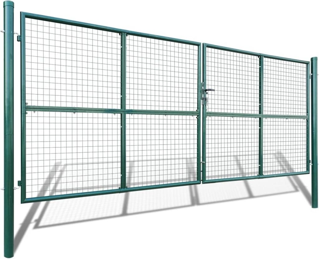 vidaXL Gartentor aus Maschengewebe 400x150 cm Produktbild 