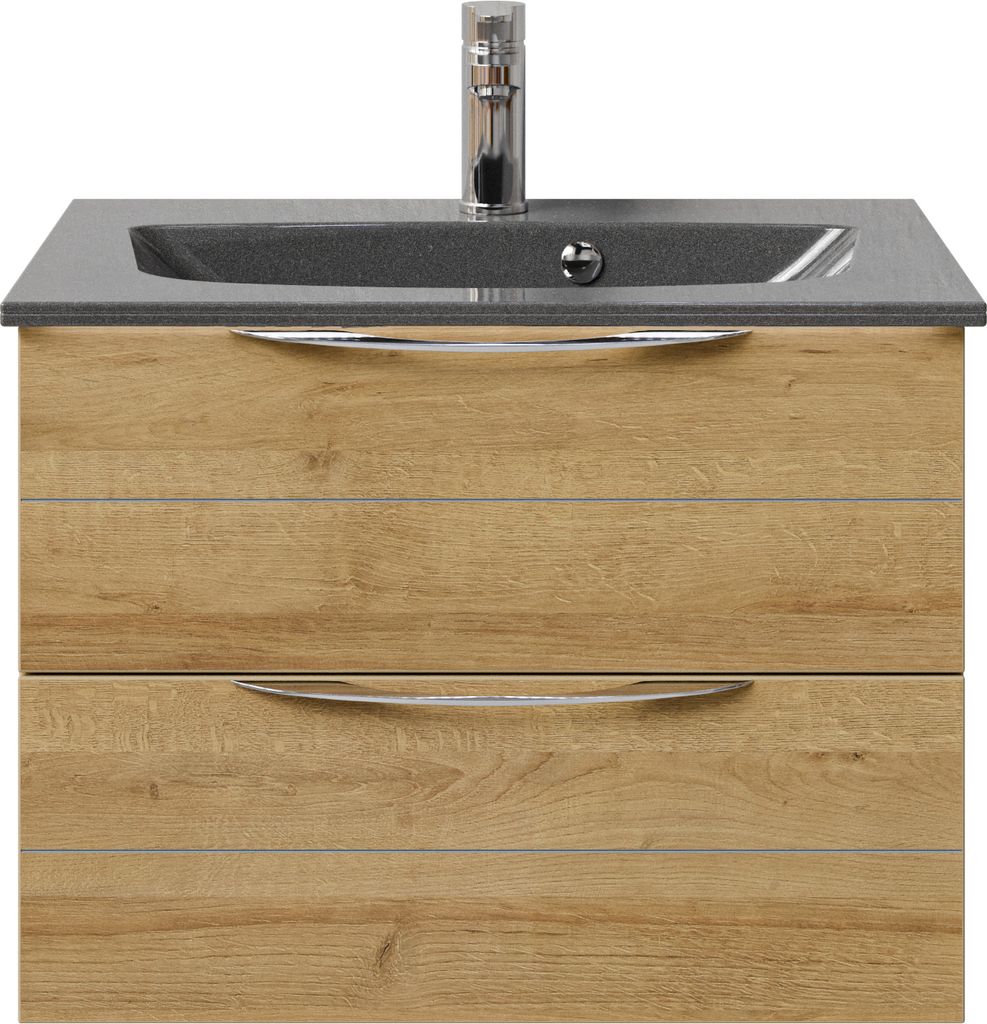 PELIPAL Serie 6025 SET-045-009 Waschtisch mit Unterschrank bestehend aus: Waschtisch, Waschtischunterschrank / 67cm