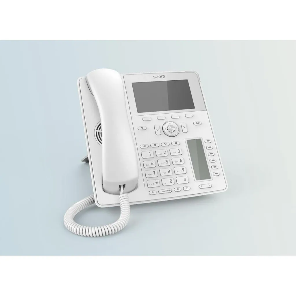 Téléphone IP Snom D785 Blanc : Gérez 10 000 Contacts sur Écran Tactile - 2
