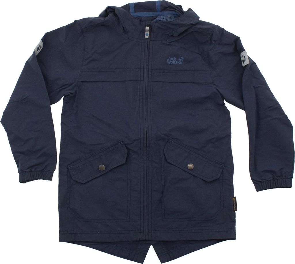 Jack Wolfskin Campo Road Parka Kinder Jacke Übergangsjacke Windjacke 128