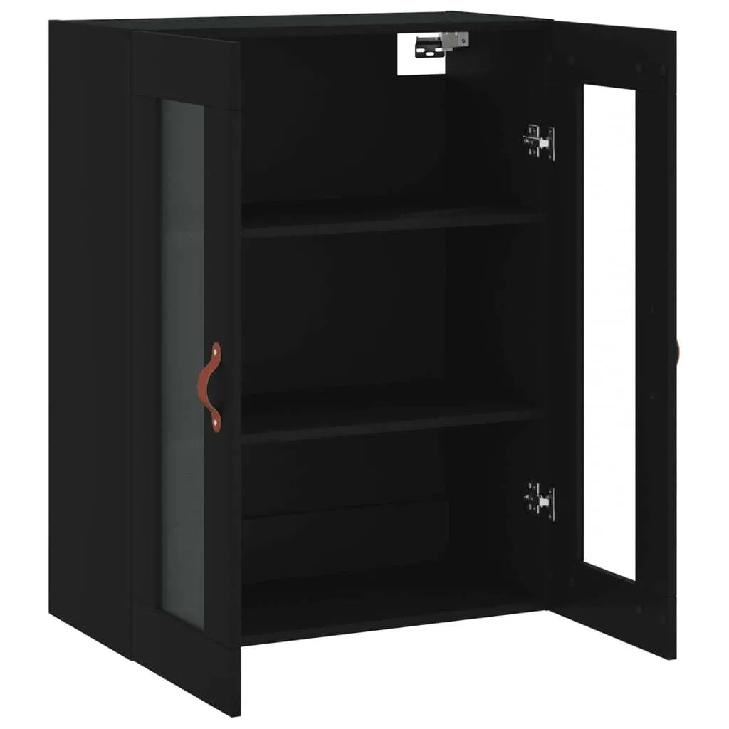 Mobile Vetrina Parete Nero Möbel2025 CHY6656224 | Specifica 70x34x90 cm - 7